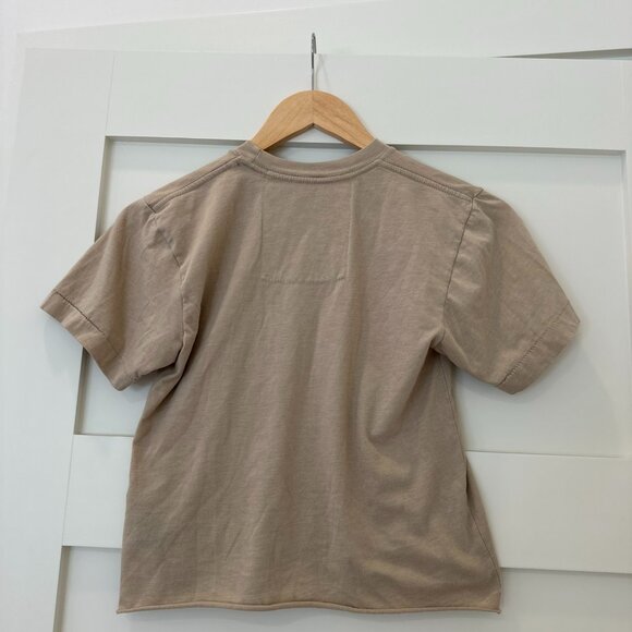 Aviator Nation Beige T-Shirt with Stripes - Picture 2 of 3